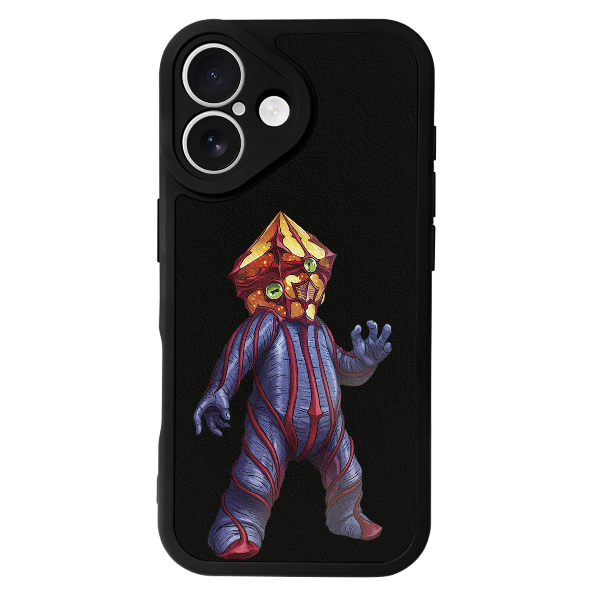 （画像用） ウルトラマン Ultraman 【iPhone 16シリーズ対応】シリコンスマホケース（レザー調） 材質：シリコン